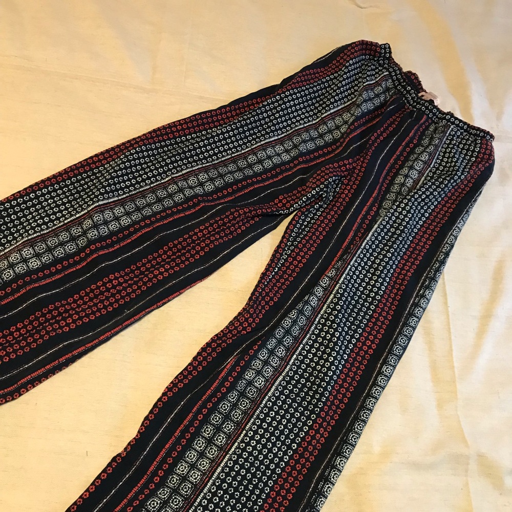 Printed palazzo pants